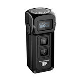 奈特科尔TUP手电 usb可充电1000流明便携灯LED显示微型迷你金属便携灯 铁血君品