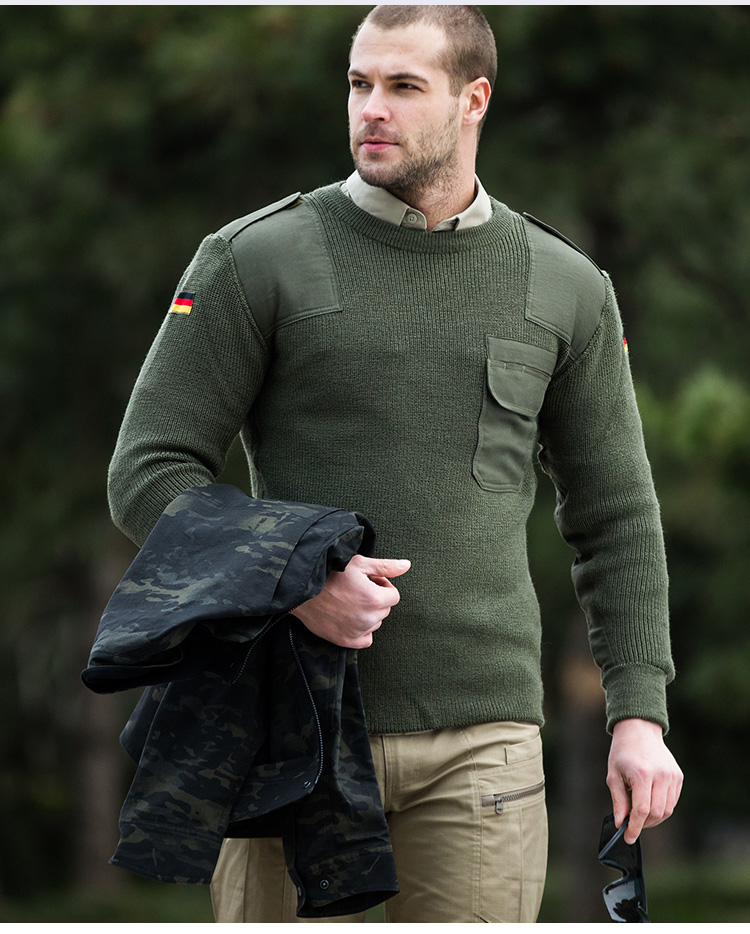 德军毛衣 男士军迷毛衣 欧洲进口 铁血君品